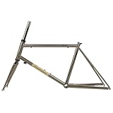 【Especificaciones del cuadro de bicicleta de acero Cr-mo】Para tija de sillín de 27,2 mm, abrazadera de tija de sillín de 30,2 mm, tubo de dirección de 28,6 mm 1-1/8'', dirección de 34-34 mm, soporte de pedalier roscado BSA BB68mm.
