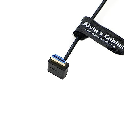 Alvin's Cables 8K 2.1 HDMI Cable High Speed for Atomos Ninja V Monitor Straight to Down Angle HDMI Cord for Z CAM E2, Sony FS5 - Image 2