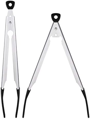 Cooking 304 Stainless Steel Clip Suitable for Family,High Temperature Resistant Silicone Anti-Scald