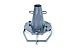 Slump Cone Test Apparatus Set Steel for Cements Concrete Testing Equipment Base and Rod