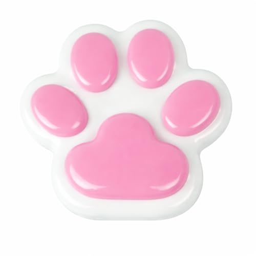 スクイーズ 肉球 肉球スクイーズ 猫の手 ストレス解消グッズ 握る おもちゃ 玩具14cm 袋付き (ピンク)