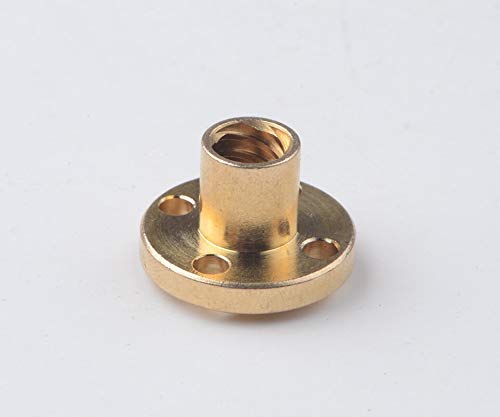Lysee 3D Printer Parts & Accessories - 3D Printer Parts T225 Lead Screw 22MM Stainless Steel with Brass nut Lead 5mm Pitch 5mm - (Size: 1000mm with nut)