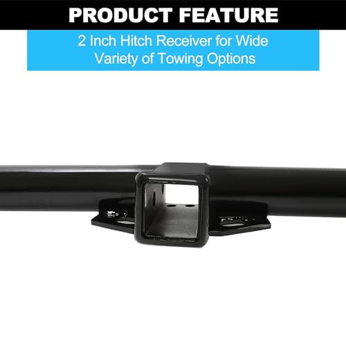Image of ECOTRIC Trailer Hitch Compatible with CRV CR-V 2-inch Towing Hitch Receiver