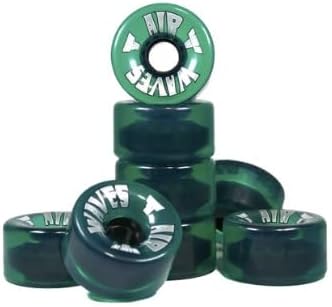 L'Estel Skates - Airwaves - Airwaves Crystal Wheels - Set of 8 Wheels + 16 Bearings - Accessories for Quad Street Roller