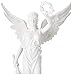 Design Toscano WU76010 Nike, The Winged Goddess of Victory Bonded Marble Resin Statue,white