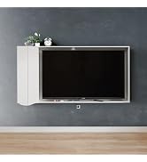 Pmnianhua Floating TV Frame for 75 inch Wall Mounted TV,83'' Floating TV Wall Panel,Wall Mounted ...
