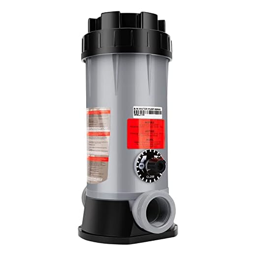 CL200 Inline Automatic Chlorinator Compatible with Hayward Cl200 Chemical Chlorine Feeder for Above Ground Pool, Inground Swimming Pool Chlorine Dispenser Tablet in-line Auto Chlorinator 2-Inch