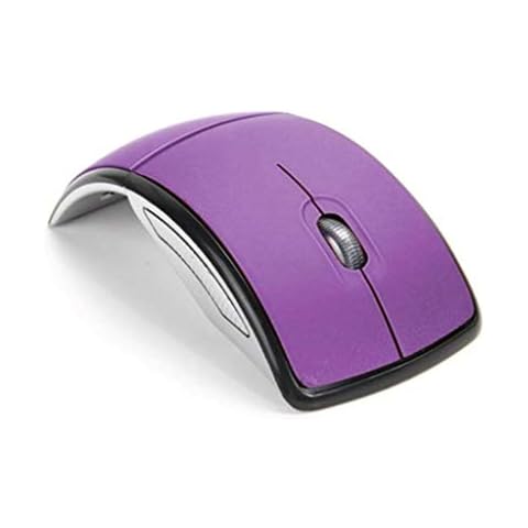 XINYAN JIA Folding Ultra-Thin Silent Mouse USB Rechargeable Ergonomic Design Noiseless Optical Mouse, 2.4Ghz Wireless Mouse, for Laptop, PC, Computer, Desktop,C Cover
