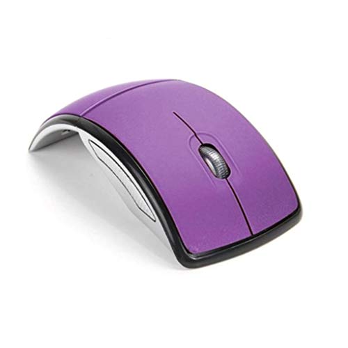 Klappbare Ultradünne Geräuschlose USB Maus Wiederaufladbarem, Ergonomischem Design, Geräuschlose Optische Maus, 2.4Ghz Funkmaus, Für