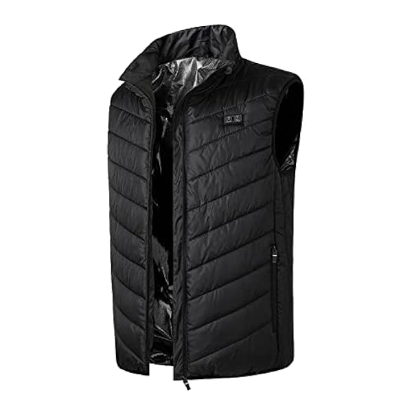 Verwarmd vest voor mannen en vrouwen, verwarmingsniveau Verwarmd vest Verwarmd vest met 3 instelbare temperaturen Power Bank USB Elektrisch jack Outdoor Wandelen Jagen