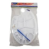 PVC-Palette + 2 Pinsel