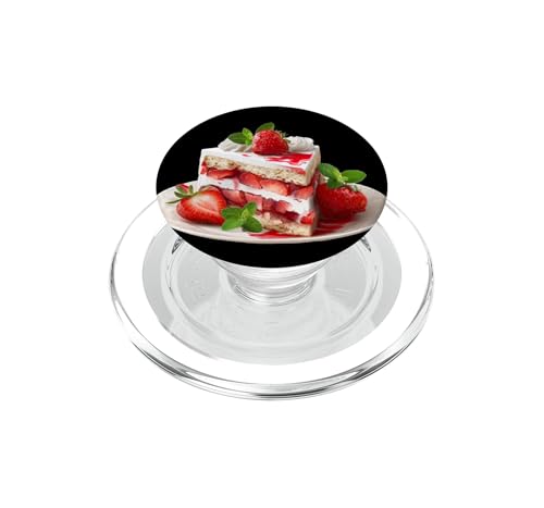 PopGrip para MagSafe de Pastel de Fresa Soporte Magnético para Móvil y Amantes de Dulces