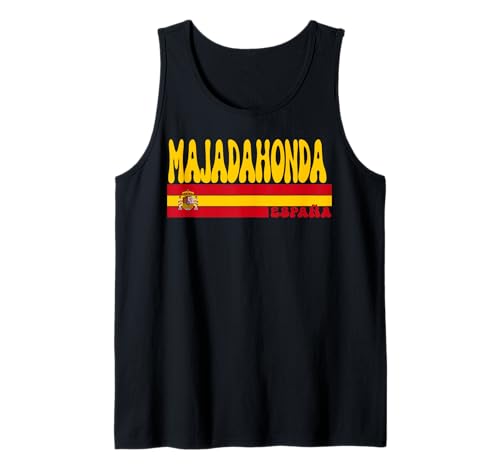 MAJADAHONDA Ciudad España Vintage Estética Vacaciones de Verano Camiseta sin Mangas