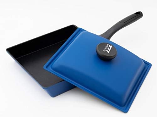 フタ付きワイドパン【玄海ブルー】