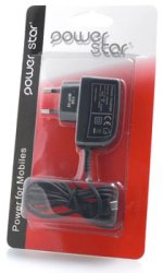 Powerstar® Chargeur de voyage pour Sagem, Vodafone Simply VS1, VS2, MyX6, MyX7, MyV65
