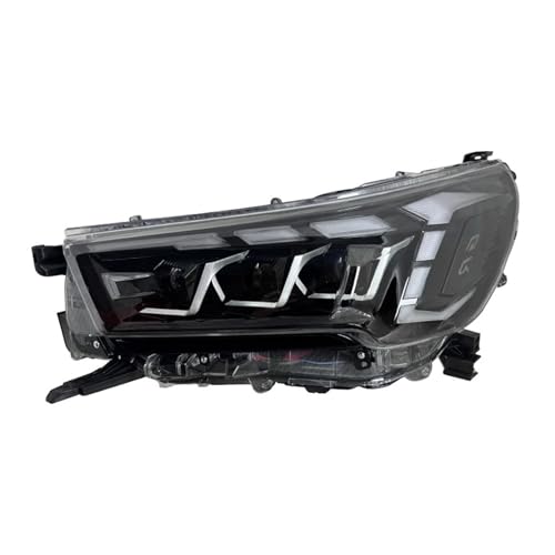 Headlight Styling Compatible With Toyota Hilux 2021-2024 Front Projector Lens DRL Head Lamp Full LED Bulbs Car Stuff Auto Mobile Accessory