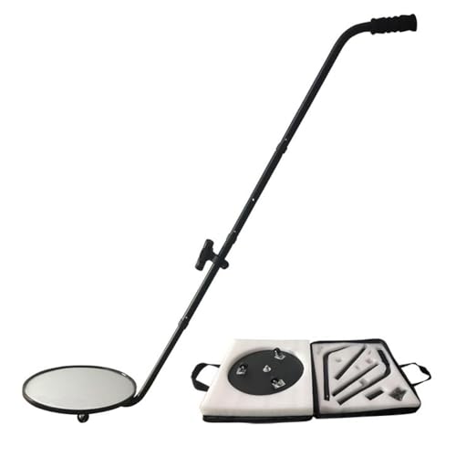 LED ���C�g�t�� �ԗ������_���~���[ �L�k�|�[�� 50�`120cm ���a 30cm ��^�ʖʃ~���[ ����ɂ��� �y�� �L���X�^�[�t�� �Ï��Ή� �g���b�N�E��p�ԁE�z�e���{�ݗp (DS-V3 �v�b�V���z�C�[�����i���C�g�t���j)