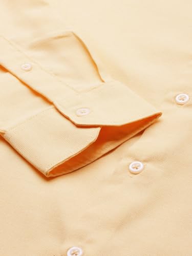 Image of The Indian Garage Co Men Slim Fit Solid Full Sleeves Cutaway Collar Formal Shirt