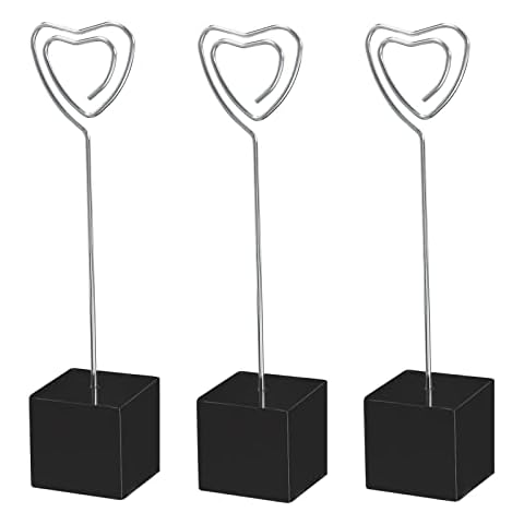 PATIKIL Heart Shape Card Holder Cover
