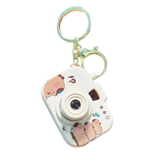 Lightweight Capybaras Shaped Projector Keychain Accessory Perfect For Students