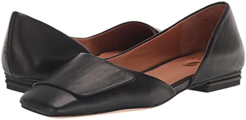 Franco Sarto Sarto Womens Tracy Square Toe Flat Black Leather 7 M | Image 6