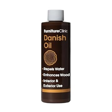 Furniture Clinic Danish Oil for Wood - Premium Finishing Oil to Enhance The Natural Beauty of Oak, Pine & Wooden Worktop Surfaces - Seal & Protect for a Satin Finish - 500ml