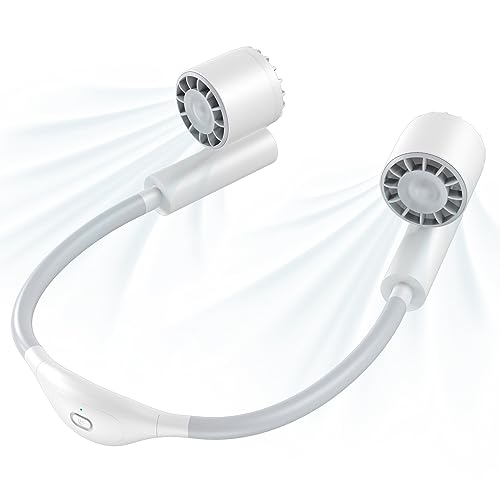 Ventilador de cuello para exteriores e interiores con carga USB 5
