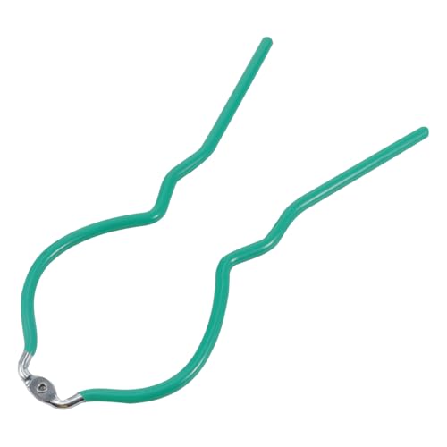 Yardwe Pince à Biberons Résistante la Chaleur en Métal et Plastique, Poignée Incurvée Confortable, pour Stériliser et Manipuler Bocaux et Biberons