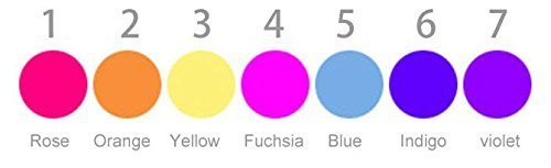 Trasfit 550 Pieces Uv Beads Multi Color Changing Uv Reactive Plastic Pony Beads, Glows In The Dark, Fun For Jewelry / Bracelets Making (6-8Mm) #TOP3