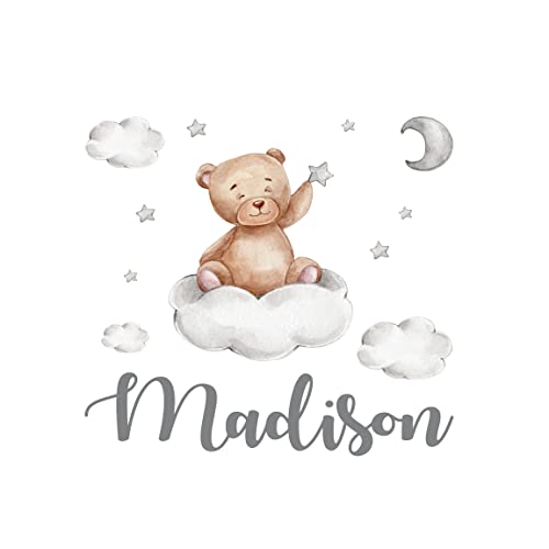 Vinilo Decorativo Personalizado Teddy Bear 15x15 pulg miniatura 6