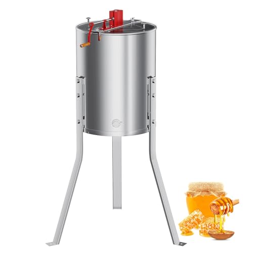 Manual Honey Extractor with Adjustable Stand