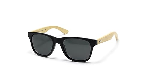 Óculos De Sol Retangular Unissex Com Lentes Polarizado Rf-1033 Cor: Preto Fosco