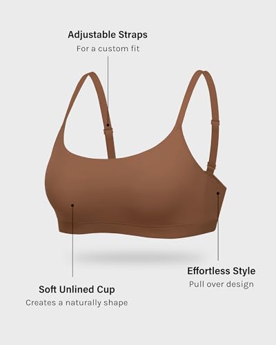 Image of INLYRIC Women's Inbarely Soft Bralettes - Cami Bras No Underwire Seamless Unlined Comfort Bralette
