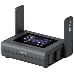 GL.iNet Slate 7 Pro (GL-BE10000) Wi-Fi 7 Travel Router, 6GHz, 2.5G, OpenWrt | Tri-Band Wi-Fi 7 with 6GHz 5764Mbps, MLO keeps video calls stable in busy hotels and airports