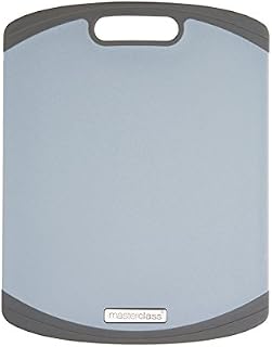 MasterClass Chopping Board, Anti-Slip and Non-Slip, Reversible Polypropylene Board, Medium 28 x 36 cm