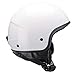 CGM Malindi Basic, Casco Dem Jet Unisex-Adulto, Bianco, L (58cm)