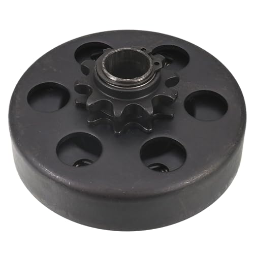 Unomor Centrifugal Automatic Clutch Sprocket for Minibike Teeth Compatible with Chain Black Motor Replacement Part
