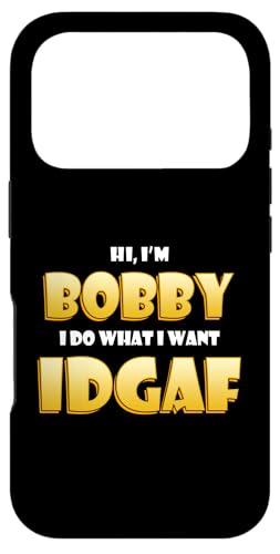 Bobby Costume IDGAF Funny Meme Halloween Bob Costume Bobbys �X�}�z�P�[�X iPhone 17 Pro �p