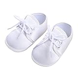 Booulfi Baby Boys' Booties Newborn for Christening, Dress White Baptism Cross Booties…