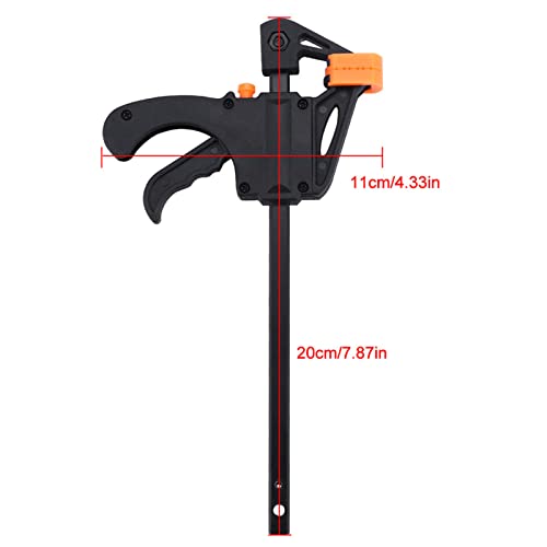 4 braçadeiras de barra F de 4 polegadas, liberação rápida de catraca, kit de ferramentas manuais DIY