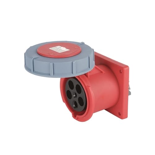 Prise aéronautique 125A SFN-3452 étanche IP67 haute performance à 5 pôles encastrable