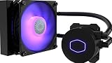 Cooler Master MasterLiquid ML120L V2 RGB - Refroidisseur Liquide CPU, Effets d'éclairage Plus Brillants, Pompe 3ème génération, radiateur supérieur et 120 mm Ventilateur SickleFlow avancé