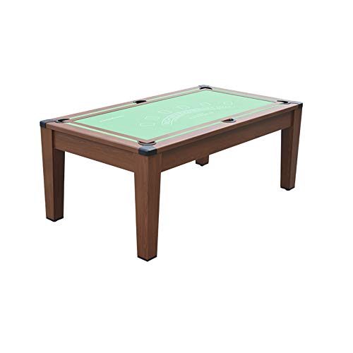 Multi-Spieletisch, 5-in-1, 195 x 109 x 79 cm – Tischtennisplatte, Billard, Airhockey, Poker – Esstisch – Bild 8