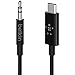 Belkin F7U079bt03-BLK Rockstar 3.5 mm to USB-C Audio Cable, 3 Feet