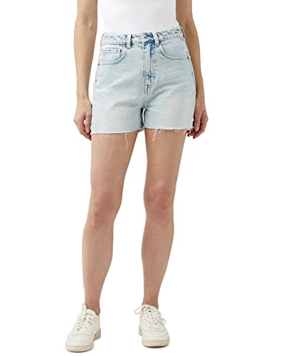 Short denim Joanna Buffalo David Bitton taille super haute effet sculptant