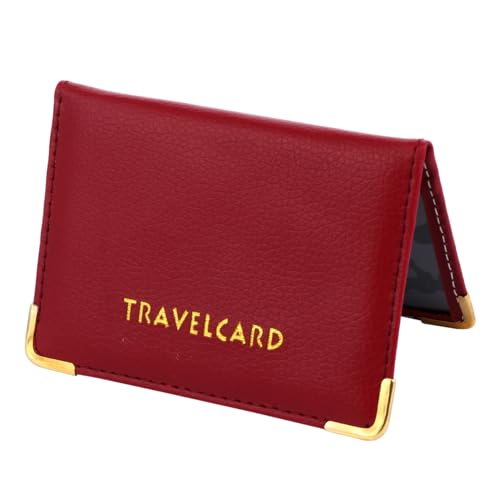SHINEOFI Pochette De Crédit Cuir PU Pochette De Protection pour Cartes Bancaires Protection pour Cartes De Crédit Et Identité, 4.13X2.95X0.20 Pouces