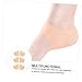 HAKIDZEL 3pairs High Heel Comfort Pads Gel Heel Cushion Pain Relief Socks Crack Pad for Foot Balm