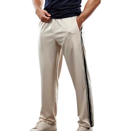 Pantalones de chándal anchos para hombre, holgados y relajados, pantalones de chándal de pierna ancha, pantalones de deporte monocolor, cintura elástica, pantalones de ocio, pantalones rectos,