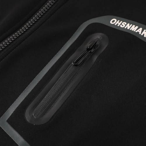 Image of OHSNMAKSL Hoodies for Men sherpa Warm Fleece Hoodie Jacket Sweatshirt Full Zip Sport Workout Coats