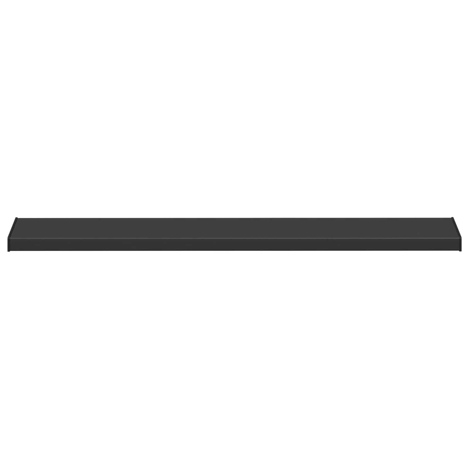 davanzale in PVC nero con venature del legno, 120 x 25 x 4,5 cm, moderno davanzale per finestre per interni ed esterni, facile da pulire e resistente all'umidità